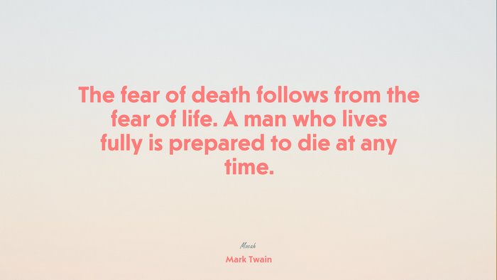 quote about life, Mark Twain quote