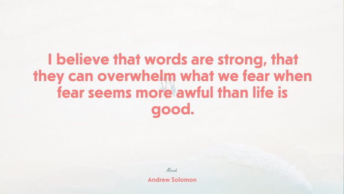 best quote on life hd, Andrew Solomon quote