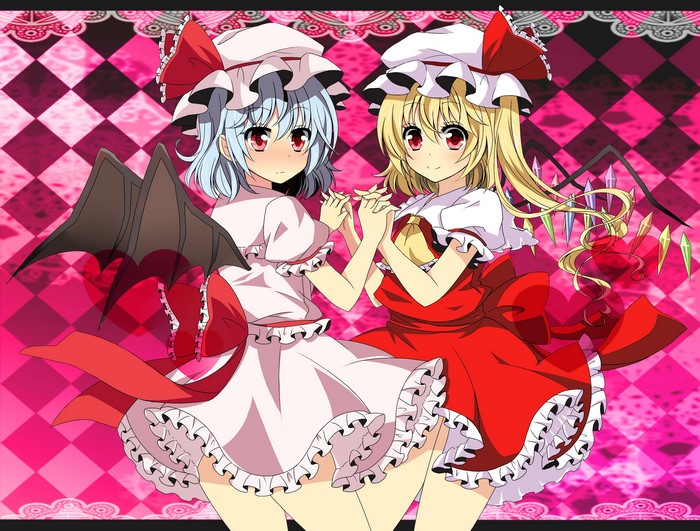 Remilia Scarlet and Flandre Scarlet from Touhou