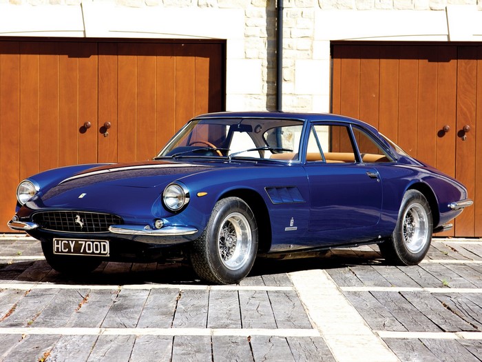 Blue Ferrari 330 GT 2+2 Series II