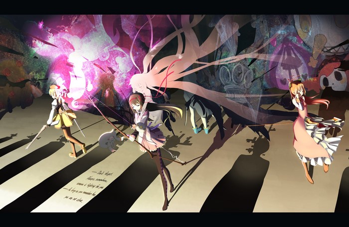 Magical Girls from Mahou Shoujo Madoka Magica