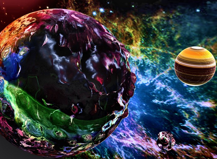 4K Planets in Nebula