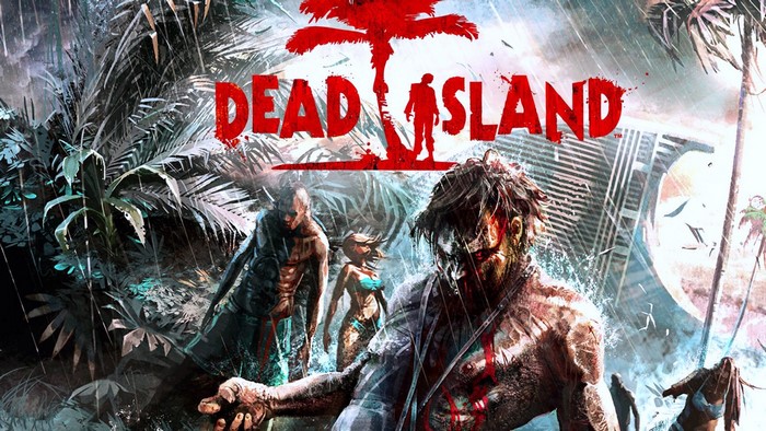 Dead Island video game cover art with zombies