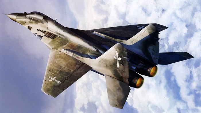 MiG-29 fighter jet in flight