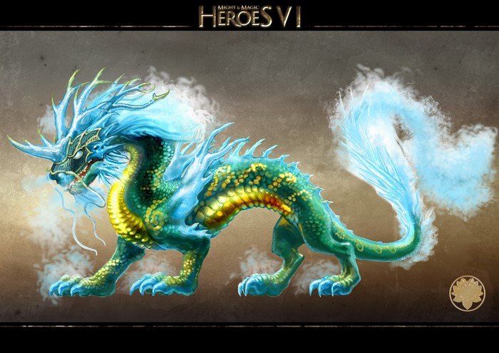 Dragon creature from Might & Magic Heroes VI