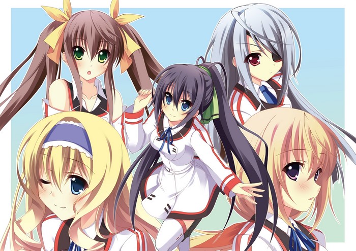 Five girls from Infinite Stratos