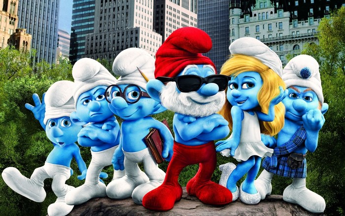 The Smurfs in New York City