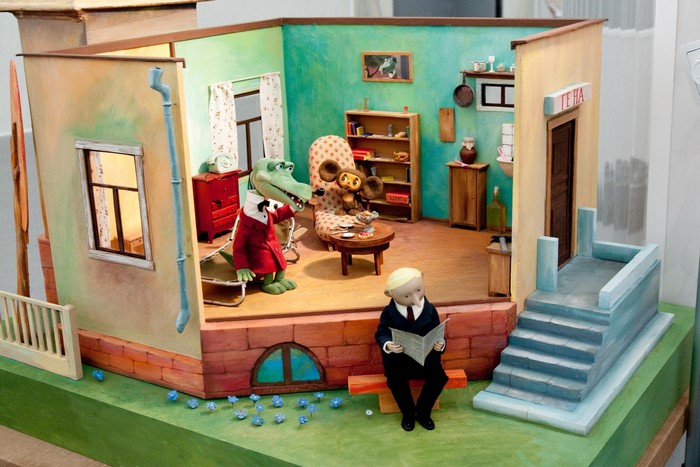 Cheburashka and Crocodile Gena diorama