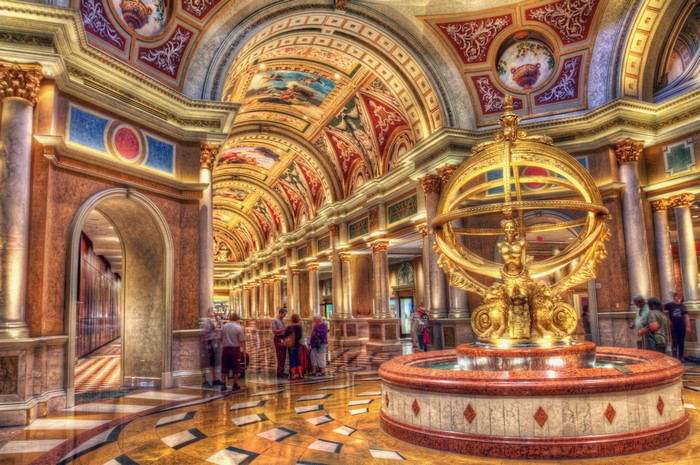 Interior of the Venetian Hotel, Las Vegas