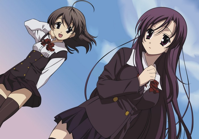 Two girls from School Days