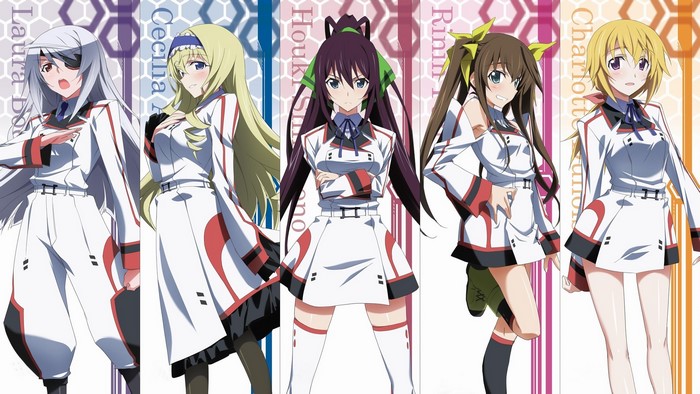 Five girls from Infinite Stratos