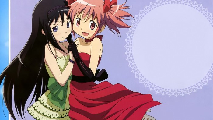 Madoka Kaname and Homura Akemi from Puella Magi Madoka Magica
