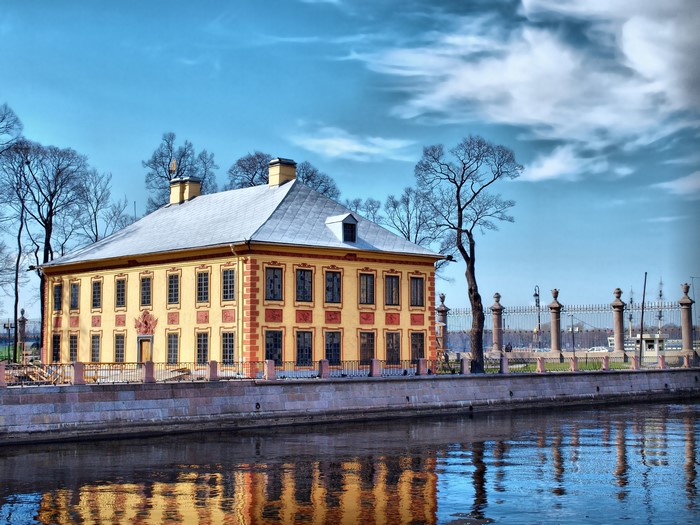 Peter the Great's Palace on the Neva River, St. Petersburg