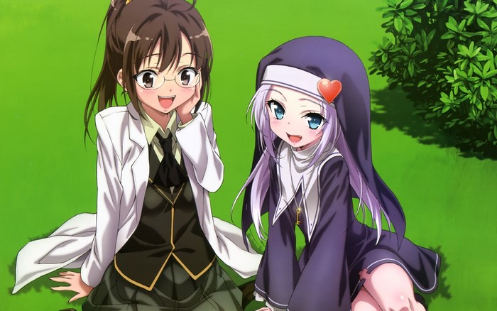 Two girls from Boku wa Tomodachi ga Sukunai