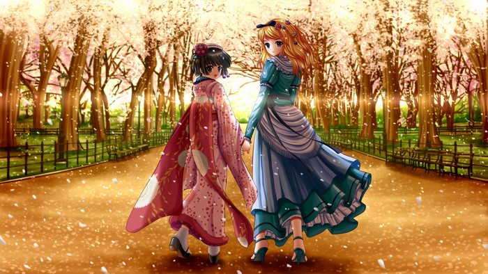 Yune and Alice from Ikoku Meiro no Croisee