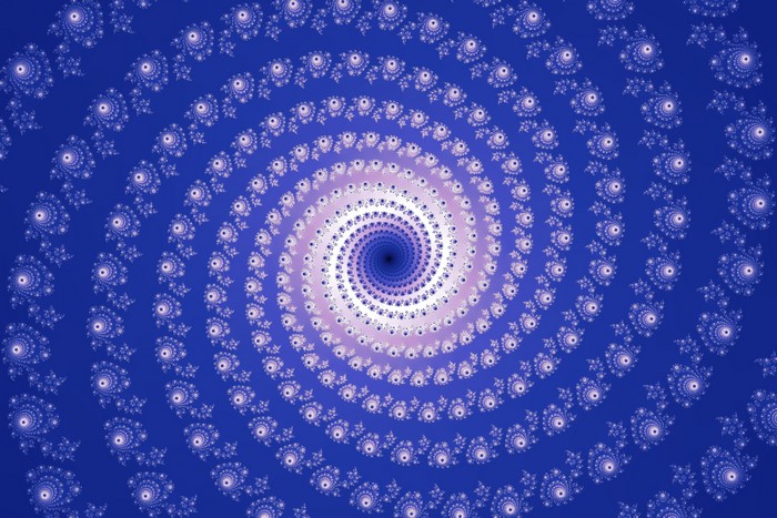 4K Fractal Spiral Abstraction