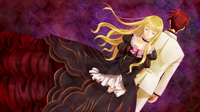 Battler Ushiromiya and Beatrice from Umineko no Naku Koro ni