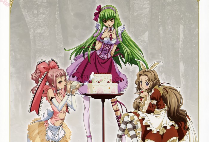 C.C. and friends from Code Geass