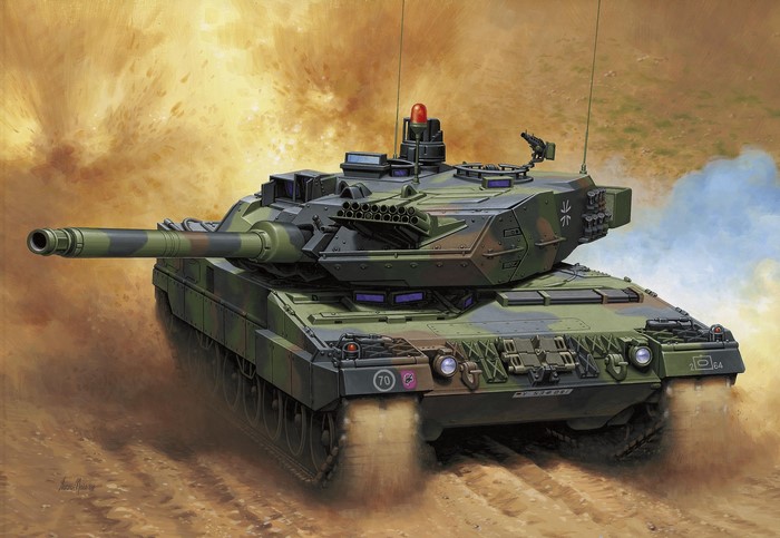 Leopard 2A Tank Painting