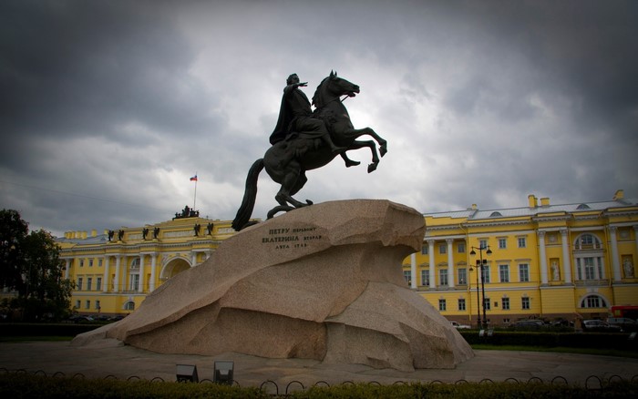 The Bronze Horseman statue in St. Petersburg