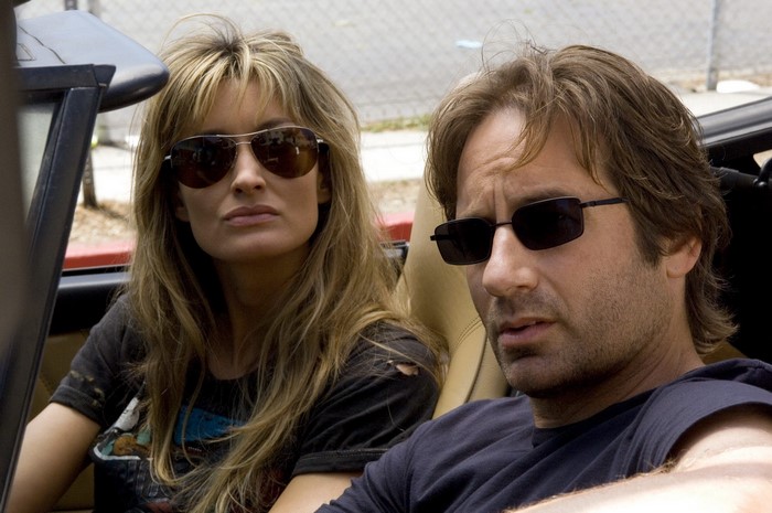 Hank Moody and Karen from Californication