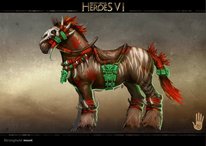 Stronghold mount from Heroes of Might and Magic VI
