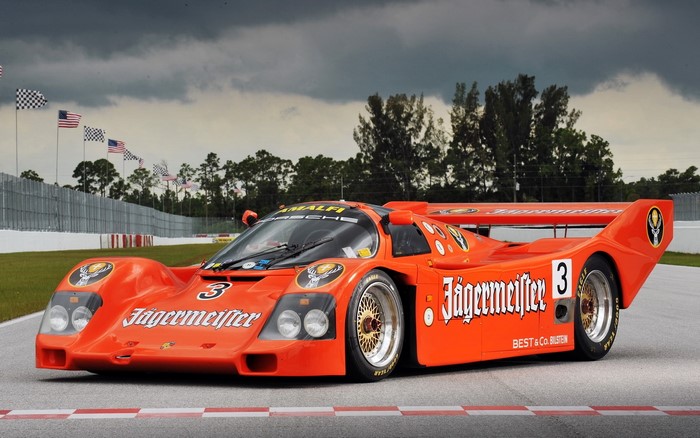Jägermeister Porsche 962 race car