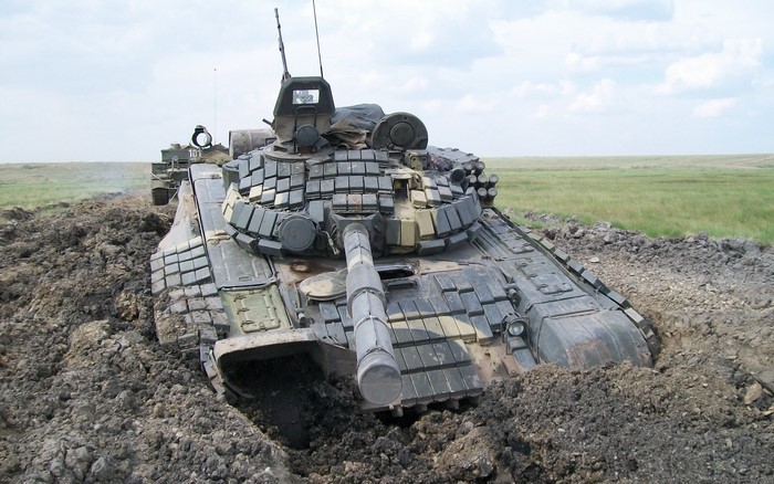 Tanks stuck in a trench