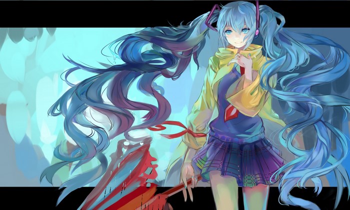 Hatsune Miku from Vocaloid in 4K