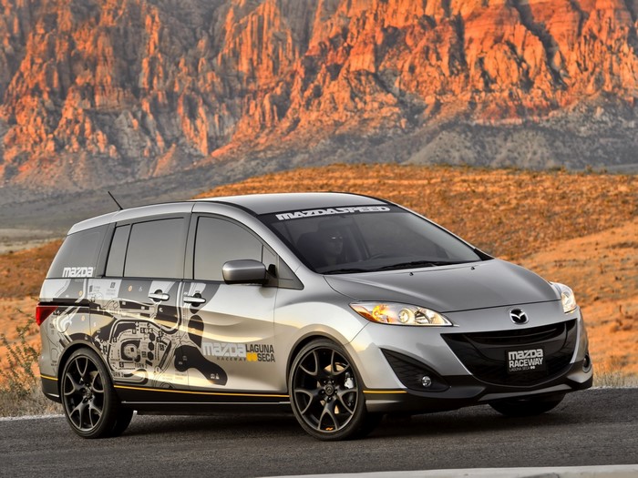Mazda Laguna Seca Raceway van