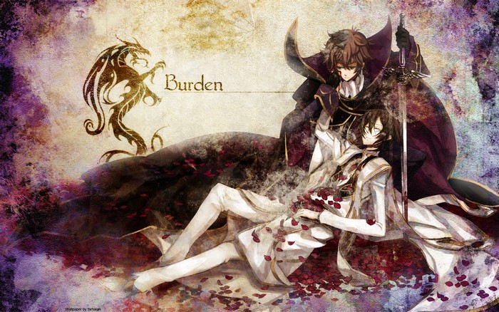 Lelouch and Suzaku from Code Geass