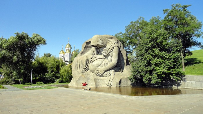The Motherland Calls monument in Volgograd