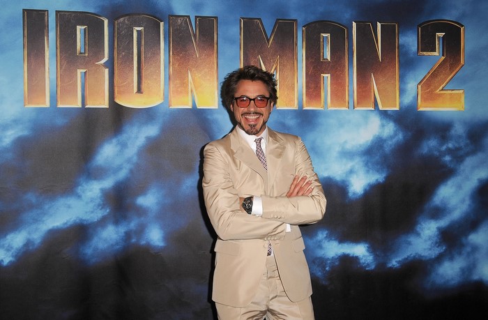 Robert Downey Jr. at Iron Man 2 premiere