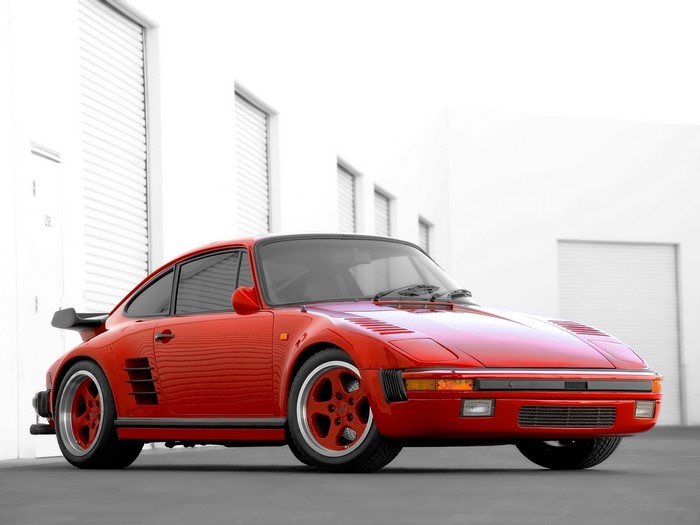 Red Porsche 911 Turbo