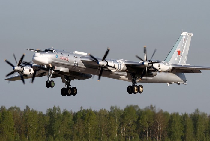 Tupolev Tu-95 strategic bomber aircraft
