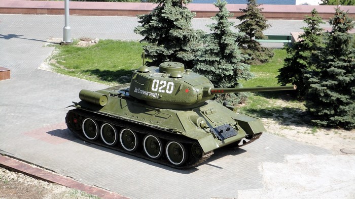 Soviet T-34 tank monument