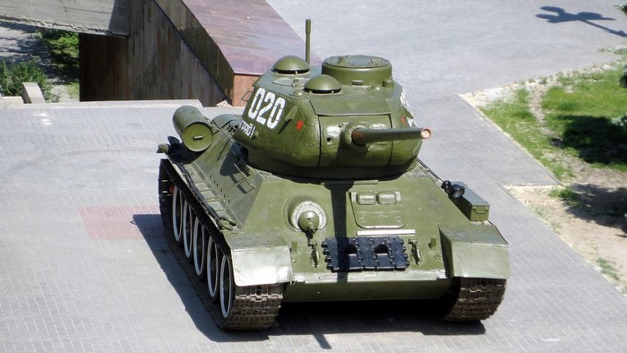 Soviet T-34 tank monument