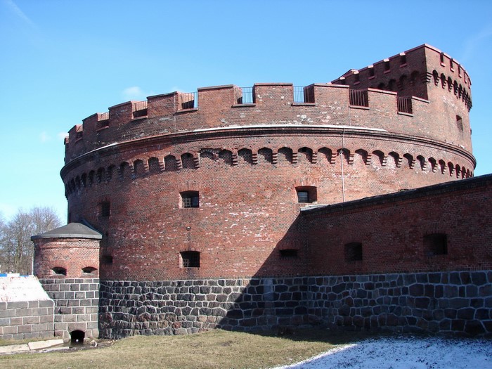 Fortress tower in Kaliningrad, Russia