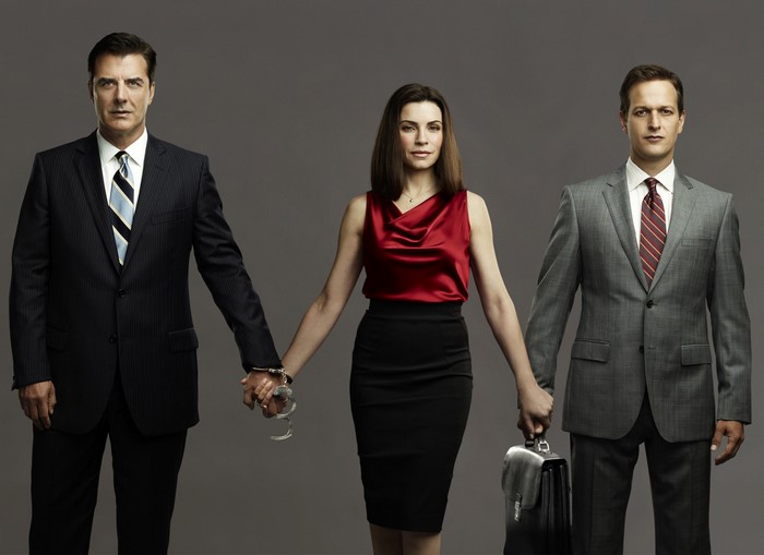 The Good Wife: Alicia Florrick, Peter Florrick, and Will Gardner