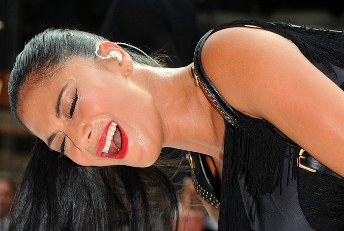 Nicole Scherzinger performing