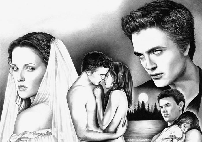 The Twilight Saga: Breaking Dawn by Robert Pattinson and Kristen Stewart