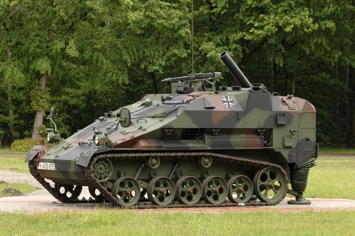 German self-propelled mortar vehicle