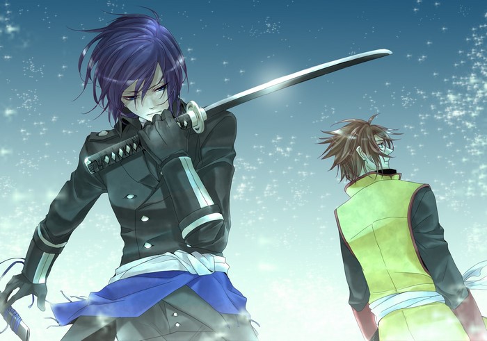 Okita Souji & Saito Hajime from Hakuouki