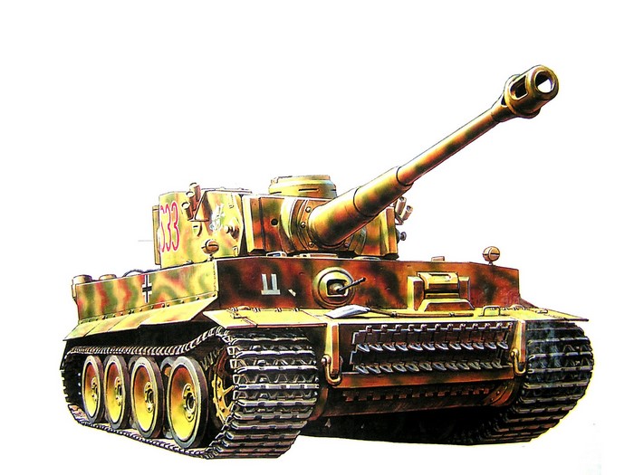 PzKpfw VI Tiger Tank Painting