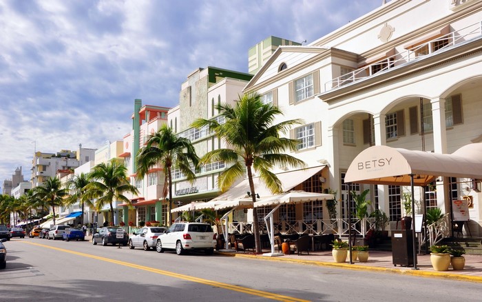 Ocean Drive, Miami, USA