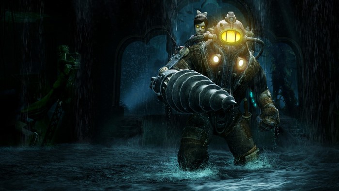 Big Daddy and Little Sister from BioShock
