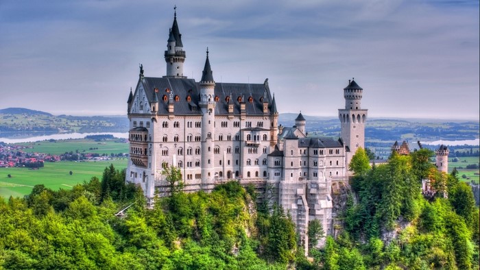 Neuschwanstein Castle in Bavaria, Germany