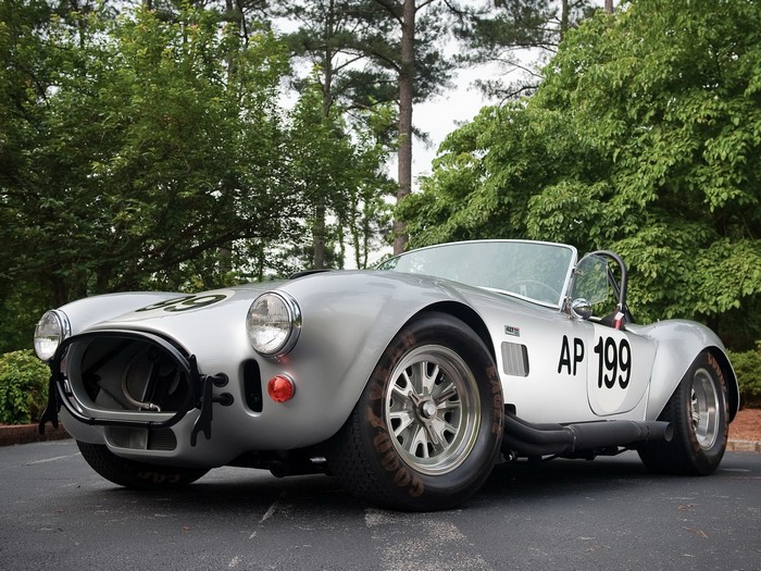 Silver Shelby Cobra AP 199 car