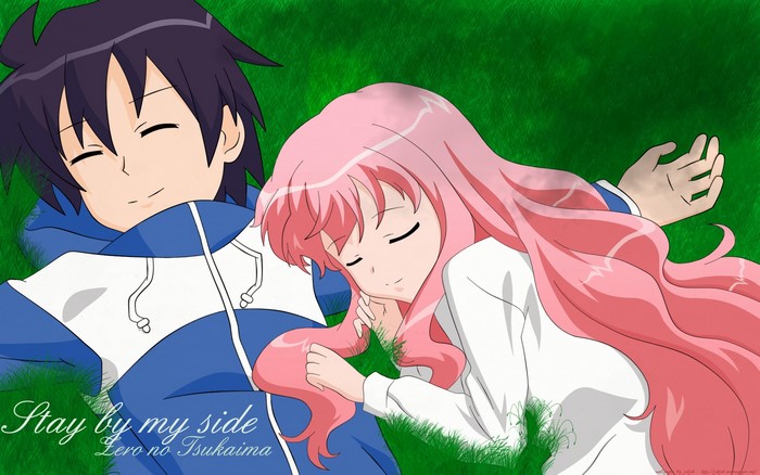 Saito and Louise from Zero no Tsukaima