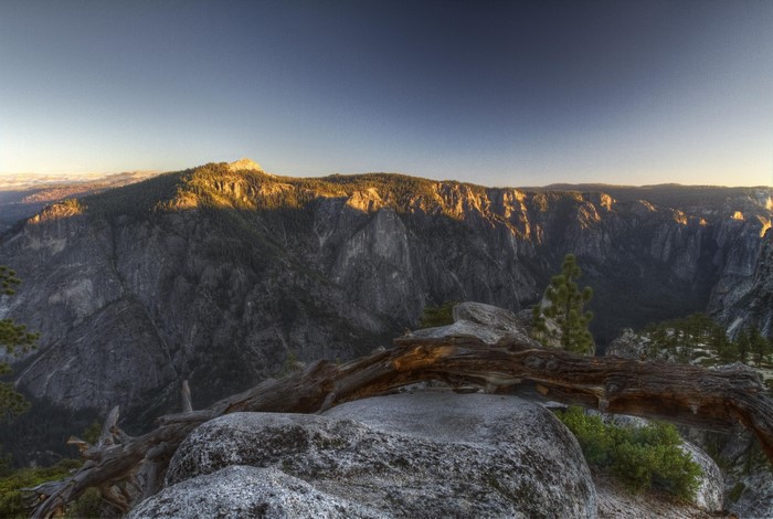 Yosemite National Park at sunset